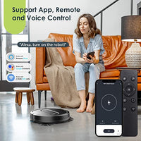 
              Robot Vacuum and Mop Combo, 3 in 1 Mopping Robotic Vacuum Cleaner with Schedule, App/2.4Ghz Wi-Fi/Alexa, 1600Pa Max Suction, Self-Charging, Slim, Ideal for Hard Floor, Pet Hair, Carpet
            