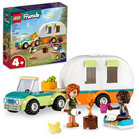 
              LEGO Friends Holiday Camping Trip 41726, Toy Caravan with Car, Toy Camper Van, Pretend Play Toy Camping Set for Kids, Girls and Boys 4+ Year Old, Forest Adventure Set with Two Minifigures
            