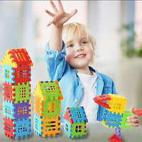 Chuntian Interlocking Building Blocks Toys for Kids - Toddlers Building Blocks Educational Toys Set 70 PCS 54F